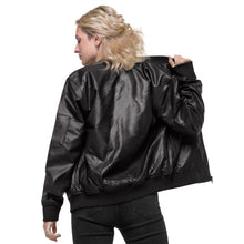 Load image into Gallery viewer, SEMPRÉ: Leather Bomber Jacket
