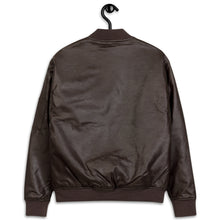 Load image into Gallery viewer, SEMPRÉ: Leather Bomber Jacket