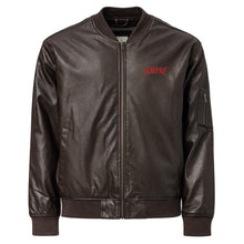 Load image into Gallery viewer, SEMPRÉ: Leather Bomber Jacket