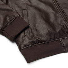 Load image into Gallery viewer, SEMPRÉ: Leather Bomber Jacket