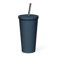 Load image into Gallery viewer, SEMPRÉ: Insulated tumbler with a straw