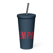 Load image into Gallery viewer, SEMPRÉ: Insulated tumbler with a straw