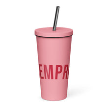 Load image into Gallery viewer, SEMPRÉ: Insulated tumbler with a straw