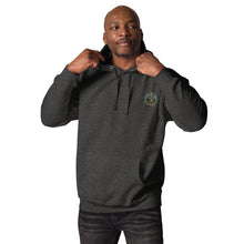 Load image into Gallery viewer, SEMPRE AQUA CREST : EMBROIDERED LOGO (Unisex Hoodie)