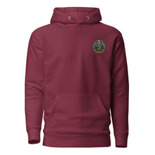Load image into Gallery viewer, SEMPRE AQUA CREST : EMBROIDERED LOGO (Unisex Hoodie)