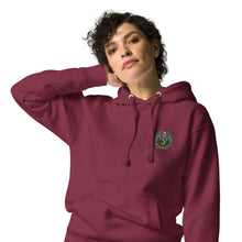 Load image into Gallery viewer, SEMPRE AQUA CREST : EMBROIDERED LOGO (Unisex Hoodie)