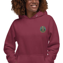 Load image into Gallery viewer, SEMPRE AQUA CREST : EMBROIDERED LOGO (Unisex Hoodie)