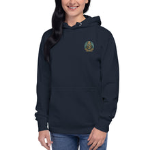 Load image into Gallery viewer, SEMPRE AQUA CREST : EMBROIDERED LOGO (Unisex Hoodie)
