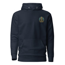 Load image into Gallery viewer, SEMPRE AQUA CREST : EMBROIDERED LOGO (Unisex Hoodie)