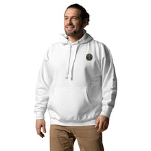 Load image into Gallery viewer, SEMPRE AQUA CREST : EMBROIDERED LOGO (Unisex Hoodie)