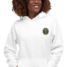 Load image into Gallery viewer, SEMPRE AQUA CREST : EMBROIDERED LOGO (Unisex Hoodie)