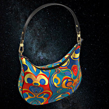 Load image into Gallery viewer, Curve Hobo Bag Abstract Dutch