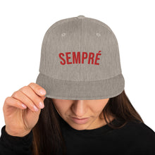 Load image into Gallery viewer, SEMPRÉ: Snapback Hat
