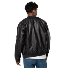 Load image into Gallery viewer, SEMPRÉ: Leather Bomber Jacket
