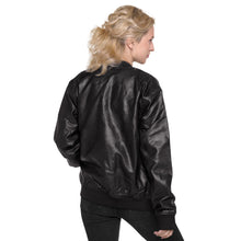 Load image into Gallery viewer, SEMPRÉ: Leather Bomber Jacket
