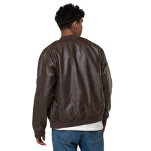 Load image into Gallery viewer, SEMPRÉ: Leather Bomber Jacket
