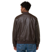 Load image into Gallery viewer, SEMPRÉ: Leather Bomber Jacket
