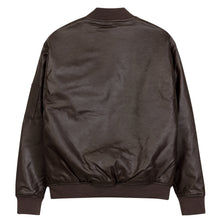 Load image into Gallery viewer, SEMPRÉ: Leather Bomber Jacket
