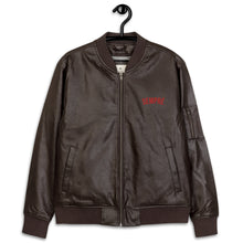 Load image into Gallery viewer, SEMPRÉ: Leather Bomber Jacket
