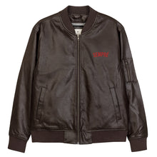 Load image into Gallery viewer, SEMPRÉ: Leather Bomber Jacket
