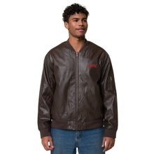 Load image into Gallery viewer, SEMPRÉ: Leather Bomber Jacket
