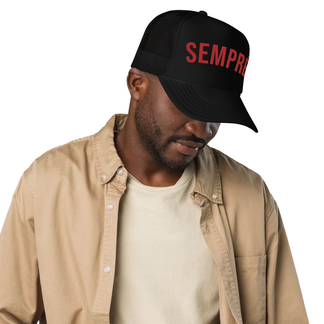 (SEMPRE) Foam trucker hat