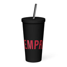 Load image into Gallery viewer, SEMPRÉ: Insulated tumbler with a straw
