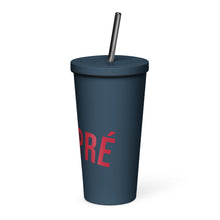 Load image into Gallery viewer, SEMPRÉ: Insulated tumbler with a straw
