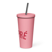 Load image into Gallery viewer, SEMPRÉ: Insulated tumbler with a straw
