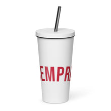 Load image into Gallery viewer, SEMPRÉ: Insulated tumbler with a straw
