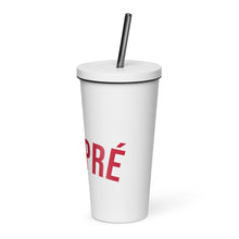 Load image into Gallery viewer, SEMPRÉ: Insulated tumbler with a straw
