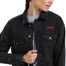 Load image into Gallery viewer, SEMPRÉ: Unisex denim jacket
