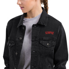 Load image into Gallery viewer, SEMPRÉ: Unisex denim jacket
