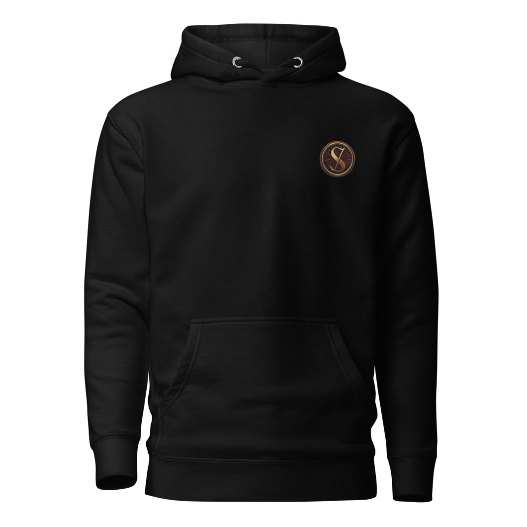 GOLD SEMPRE CREST : EMBROIDERED LOGO (Unisex Hoodie)