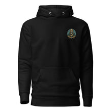 Load image into Gallery viewer, SEMPRE AQUA CREST : EMBROIDERED LOGO (Unisex Hoodie)
