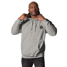 Load image into Gallery viewer, SEMPRE AQUA CREST : EMBROIDERED LOGO (Unisex Hoodie)
