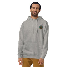 Load image into Gallery viewer, SEMPRE AQUA CREST : EMBROIDERED LOGO (Unisex Hoodie)
