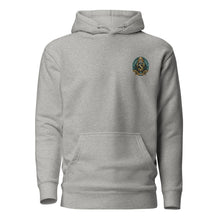 Load image into Gallery viewer, SEMPRE AQUA CREST : EMBROIDERED LOGO (Unisex Hoodie)

