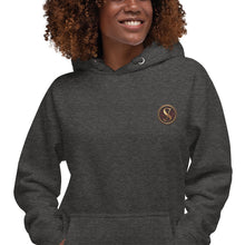 Load image into Gallery viewer, GOLD SEMPRE CREST : EMBROIDERED LOGO (Unisex Hoodie)
