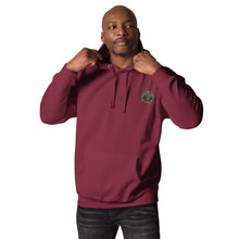 Load image into Gallery viewer, SEMPRE AQUA CREST : EMBROIDERED LOGO (Unisex Hoodie)
