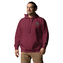 Load image into Gallery viewer, SEMPRE AQUA CREST : EMBROIDERED LOGO (Unisex Hoodie)
