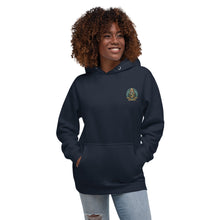 Load image into Gallery viewer, SEMPRE AQUA CREST : EMBROIDERED LOGO (Unisex Hoodie)
