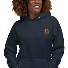 Load image into Gallery viewer, GOLD SEMPRE CREST : EMBROIDERED LOGO (Unisex Hoodie)
