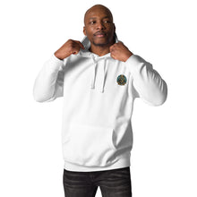 Load image into Gallery viewer, SEMPRE AQUA CREST : EMBROIDERED LOGO (Unisex Hoodie)

