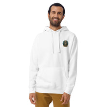 Load image into Gallery viewer, SEMPRE AQUA CREST : EMBROIDERED LOGO (Unisex Hoodie)
