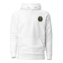 Load image into Gallery viewer, SEMPRE AQUA CREST : EMBROIDERED LOGO (Unisex Hoodie)
