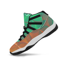 Load image into Gallery viewer, Green and Orange 🍊 Sempre Signature ™️Basketball Sneakers
