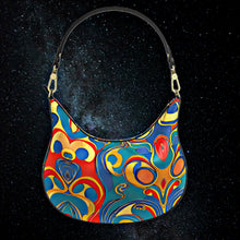 Load image into Gallery viewer, Curve Hobo Bag Abstract Dutch
